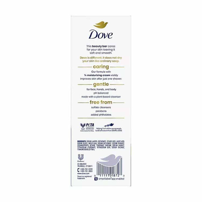 Dove Original Beauty Bar – Moisturizing Cream Soap, 16 Count