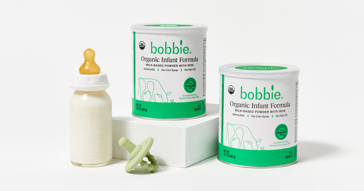 Bobbie Organic Original Infant Formula Milk-Based Powder with Iron 2 Pack – 400g Each