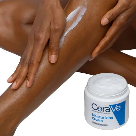 CeraVe Moisturizing Cream 16oz + 16oz Multi Pack | Daily Face & Body Moisturizer for Dry Skin | With 3 Essential Ceramides